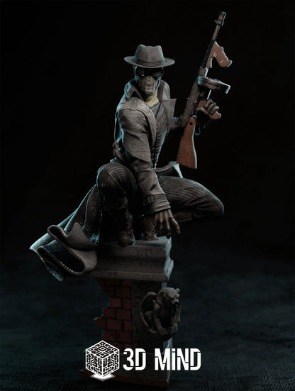 Spiderman Noir Statue 3D-Printed Kit