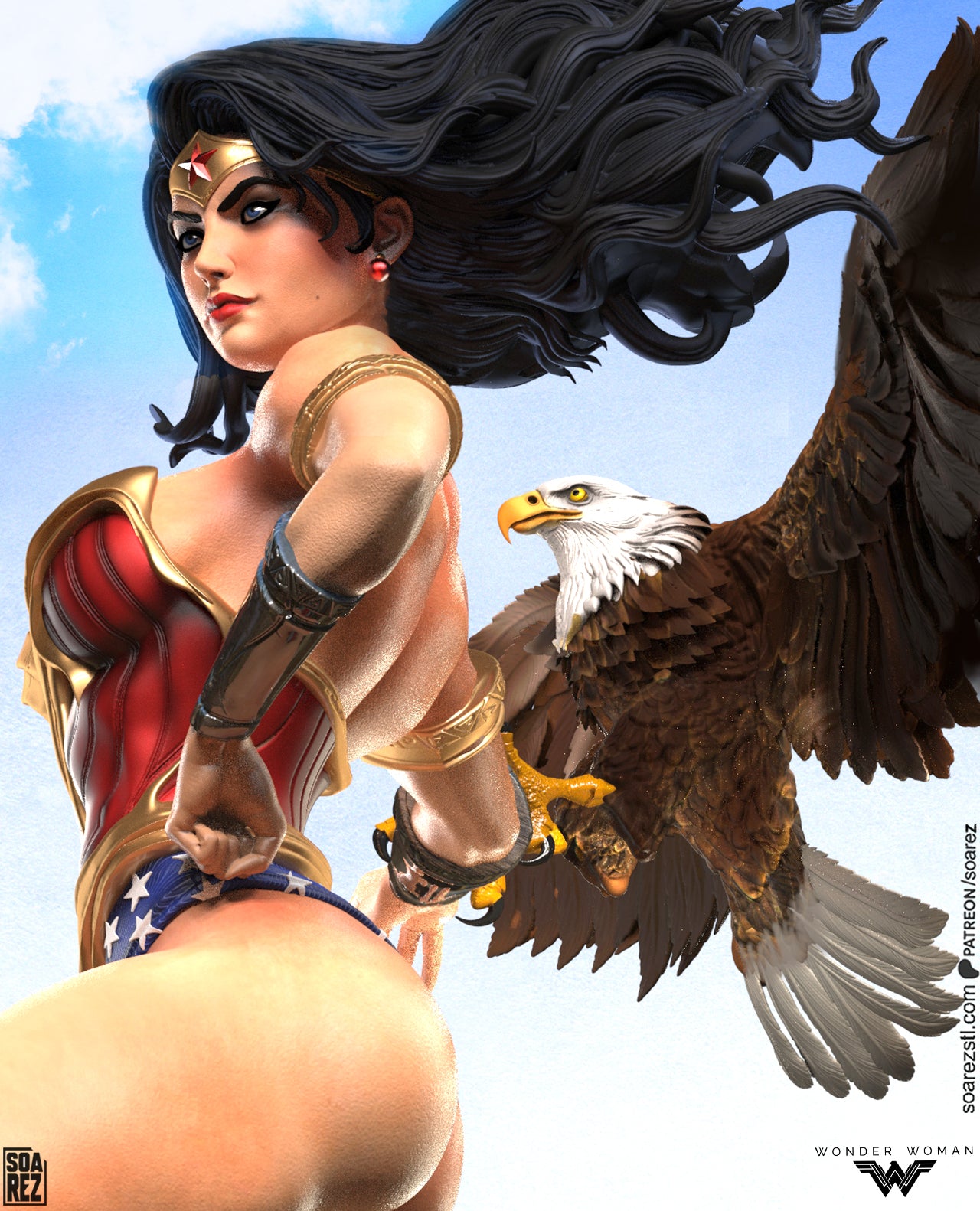 Wonder Woman Statue