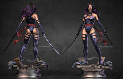 Psylocke Statue