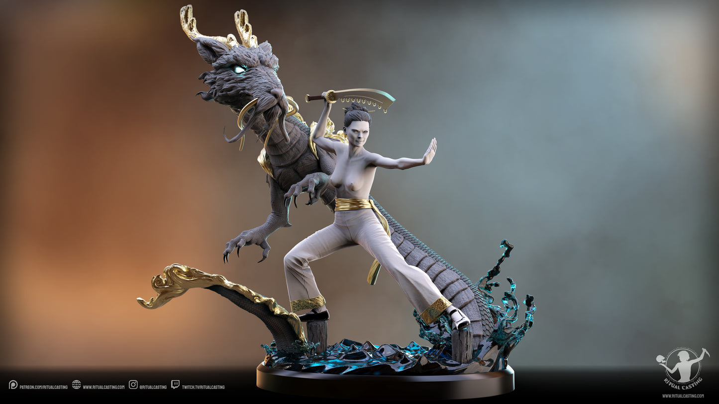 Lady Xiu Statue