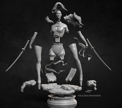 Psylocke Statue